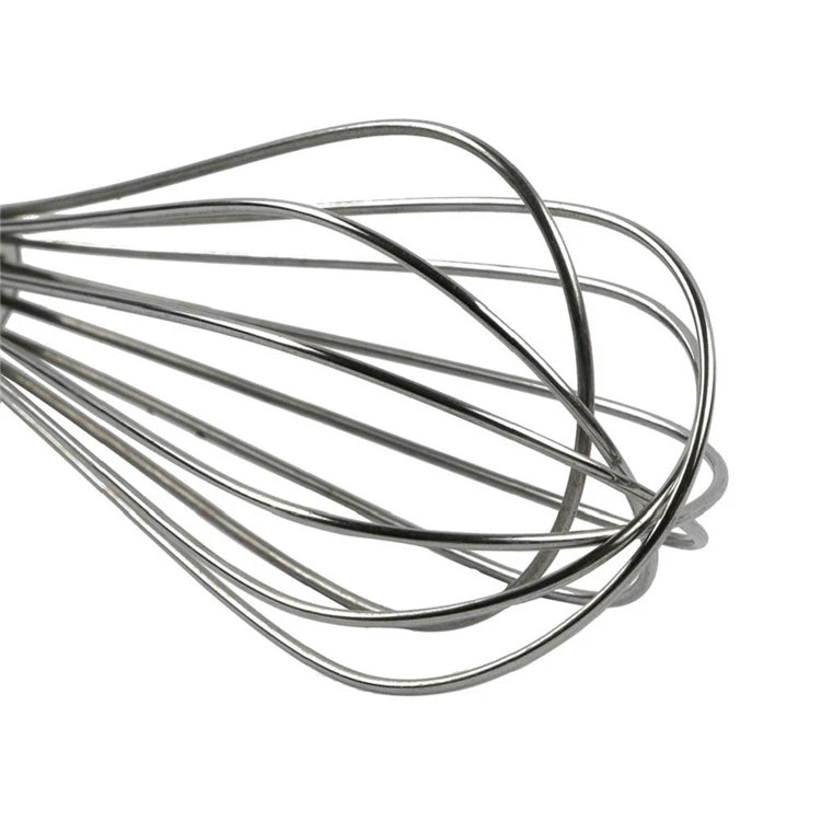Lmetjma 8 "10" 12 "batedor de ovo de aço inoxidável batedor de ovo fio de cozinha