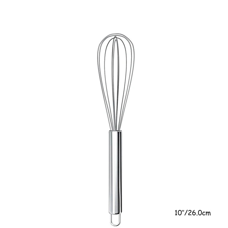 Lmetjma 8 "10" 12 "batedor de ovo de aço inoxidável batedor de ovo fio de cozinha