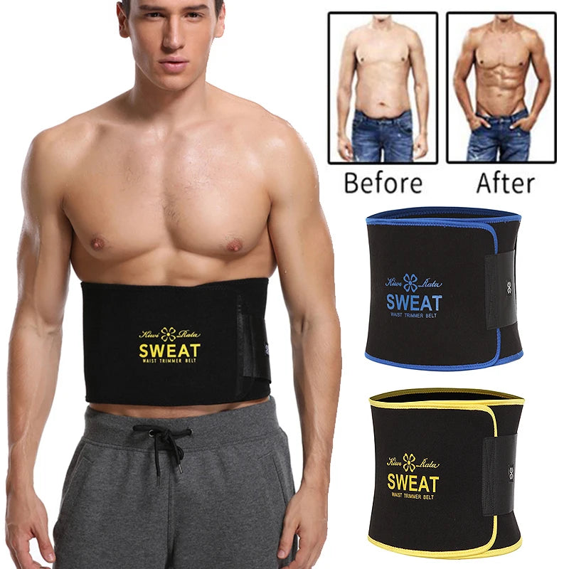 Cintura trimmer cinto fino masculino corpo shaper cinchers controle de barriga apoio lombar