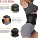 Cintura trimmer cinto fino masculino corpo shaper cinchers controle de barriga apoio lombar