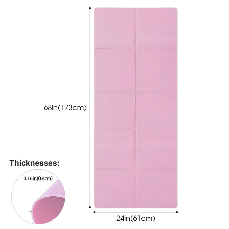 Tapete Yoga 4mm de espessura para exercício yoga e pilates ginástica esteira equipamentos fitness