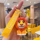 Novo anime disney chaveiro dos desenhos animados mickey mouse minnie lilo & ponto bonito boneca chaveiro ornamento pingente crianças brinquedos presentes