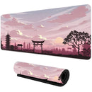 Sakura cenário mouse pad grande