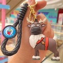 Novo anime disney chaveiro dos desenhos animados mickey mouse minnie lilo & ponto bonito boneca chaveiro ornamento pingente crianças brinquedos presentes