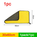 Seametal toalha de lavagem de carro de microfibra dupla face toalhas para lavagem de carro