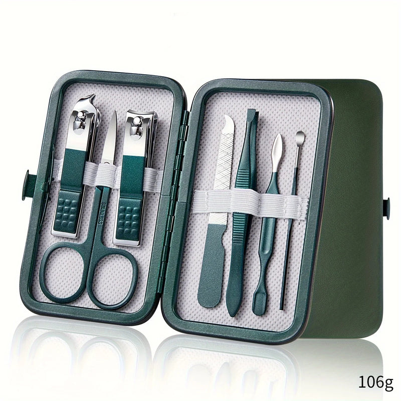 Kit profissional de cuidados com unhas com Conjunto de manicure e pedicure em aço inoxidável