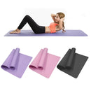 Tapete Yoga 4mm de espessura para exercício yoga e pilates ginástica esteira equipamentos fitness