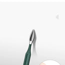 Ouriner 6-18 pçs conjuntos de manicure portátil kits de pedicure preto brilhante