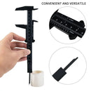 Paquimetro plástico vernier caliper display digital vernier régua 0 a 150mm ferramenta de medição