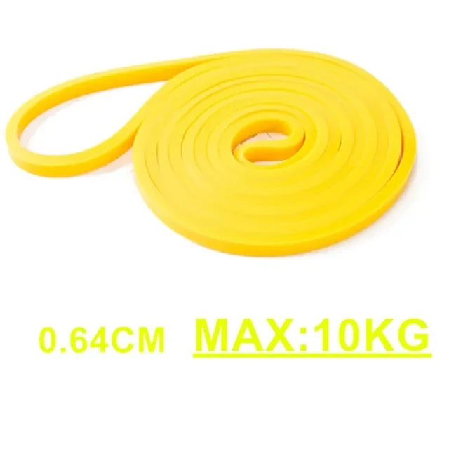 Faixa de resistência resistente látex esportes elástico