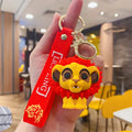 Novo anime disney chaveiro dos desenhos animados mickey mouse minnie lilo & ponto bonito boneca chaveiro ornamento pingente crianças brinquedos presentes