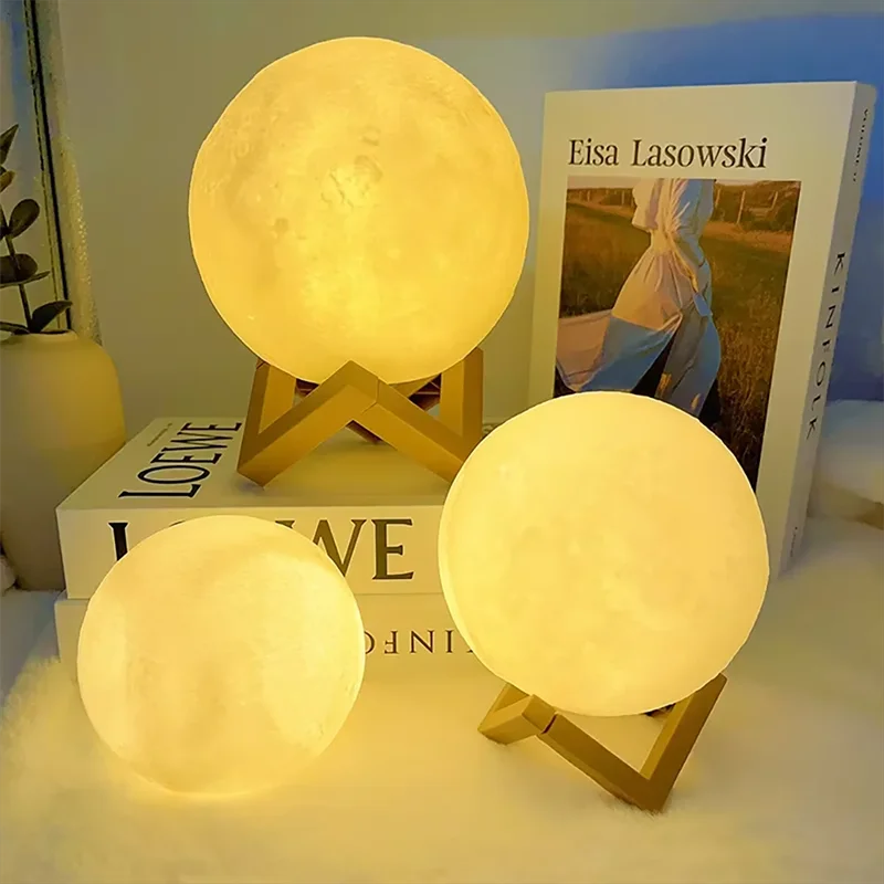 Luz do livro led lua luz galáxia luz, lua luz da noite, menina, menino, presente de aniversário da criança, decoração do quarto iluminação interior