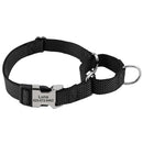 Coleira de cachorro de nylon personalizada, coleira reflexiva para cães, colar personalizado para animais de estimação com alça para cães pequenos, médios e grandes, pitbull
