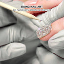 100/50 pçs empurrador da arte do prego varas de madeira laranja cutícula empurrador removedor