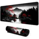 Sakura cenário mouse pad grande