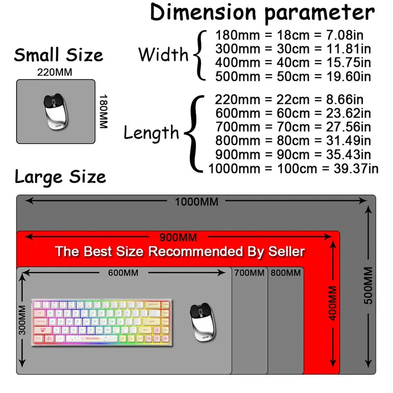 Sakura cenário mouse pad grande