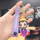 Novo anime disney chaveiro dos desenhos animados mickey mouse minnie lilo & ponto bonito boneca chaveiro ornamento pingente crianças brinquedos presentes