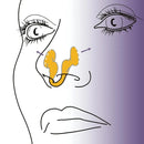 Grampo do nariz do silicone, anti-ronco, dilatador nasal, ajuda do ronco da parada, fácil respirar