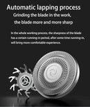 Zozen barbeador elétrico lavável recarregável máquina de barbear elétrica para homens corpo cabelo aparador de barba molhado-seco uso lavável