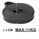 Faixa de resistência resistente látex esportes elástico