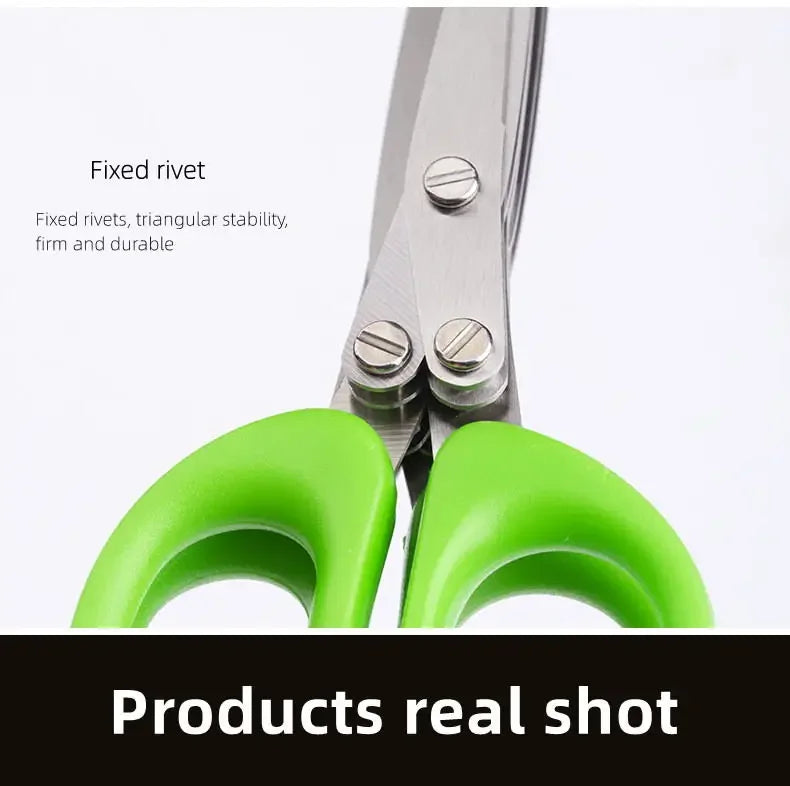 Tesoura de cozinha multifuncional de aço inoxidável, 3/5 camadas