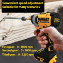 Dewalt dcf850 driver de impacto elétrico 20v bateria de lítio sem escova chaves de fenda ferramentas de alto torque