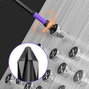 Cabeça de lote magnética d1 anti-choque, alta dureza, cruz 25/50/65/70/90/150mm