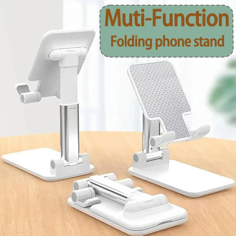Suporte dobrável para celular, tablet, mesa de montagem, flexível, ajustável