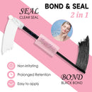 Diy kit de extensão de cílios cílios 200 peças clusters lash bond & seal