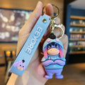 Novo anime disney chaveiro dos desenhos animados mickey mouse minnie lilo & ponto bonito boneca chaveiro ornamento pingente crianças brinquedos presentes