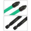 1pc 25-150mm pz2 chave de fenda magnética bits resistente longo poidriv chave de fenda bit 1/4 Polegada 6.35mm hex haste chave de fenda ferramenta de mão