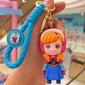 Novo anime disney chaveiro dos desenhos animados mickey mouse minnie lilo & ponto bonito boneca chaveiro ornamento pingente crianças brinquedos presentes