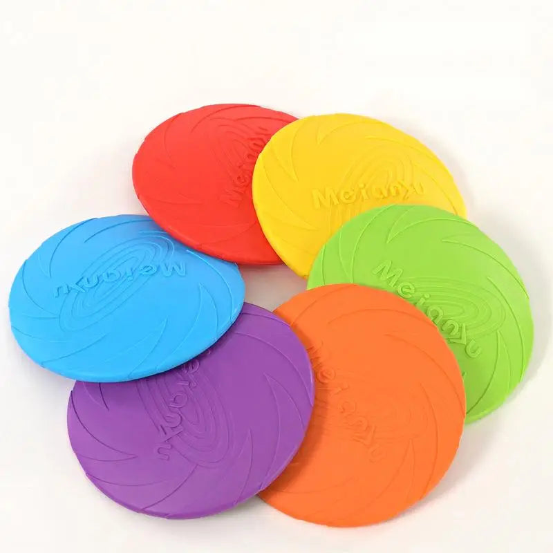 OUZEY-Brinquedos de disco voador resistentes à mordida para cães, Pet multifuncional