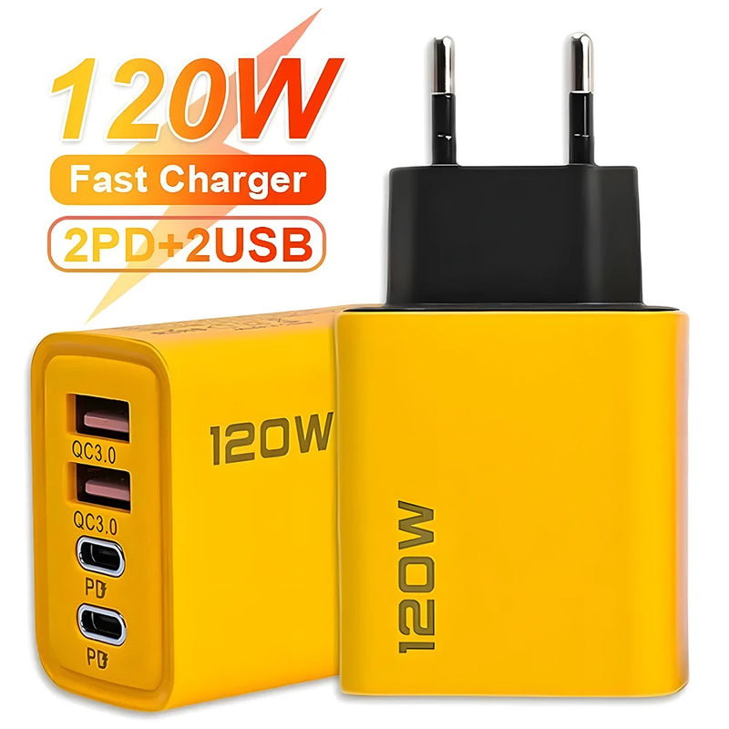 USB C PD carregador do telefone, carga rápida 3.0, tipo C, adaptador de carregamento rápido