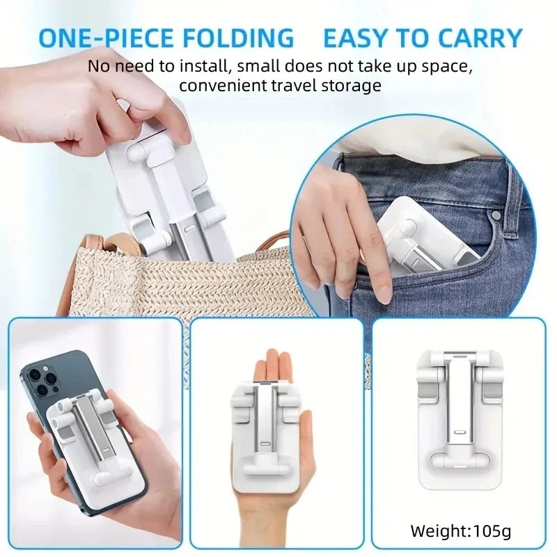 Suporte dobrável para celular, tablet, mesa de montagem, flexível, ajustável