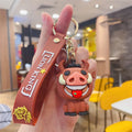 Novo anime disney chaveiro dos desenhos animados mickey mouse minnie lilo & ponto bonito boneca chaveiro ornamento pingente crianças brinquedos presentes