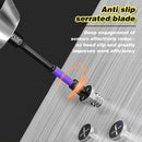 Chave de fenda magnética antiderrapante Bits, Phillips à prova de choque, Impact Bits, Hex Shank, Alloy Steel Bits, Adequado para ferramentas elétricas, 6 pcs, 12 pcs