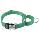 Coleira de cachorro de nylon personalizada, coleira reflexiva para cães, colar personalizado para animais de estimação com alça para cães pequenos, médios e grandes, pitbull