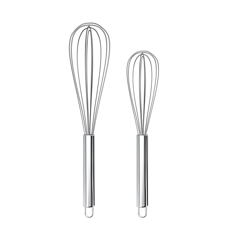 Lmetjma 8 "10" 12 "batedor de ovo de aço inoxidável batedor de ovo fio de cozinha