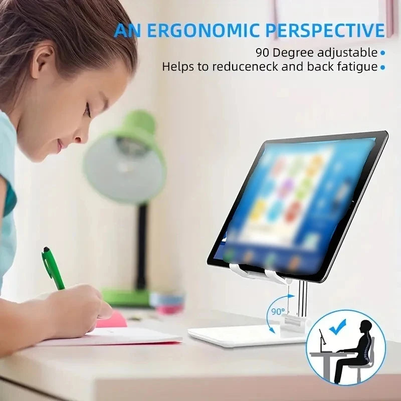 Suporte dobrável para celular, tablet, mesa de montagem, flexível, ajustável