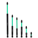 1pc 25-150mm pz2 chave de fenda magnética bits resistente longo poidriv chave de fenda bit 1/4 Polegada 6.35mm hex haste chave de fenda ferramenta de mão