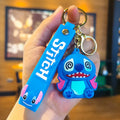 Novo anime disney chaveiro dos desenhos animados mickey mouse minnie lilo & ponto bonito boneca chaveiro ornamento pingente crianças brinquedos presentes