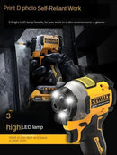 Dewalt dcf850 driver de impacto elétrico 20v bateria de lítio sem escova chaves de fenda ferramentas de alto torque