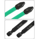 1pc 25-150mm pz2 chave de fenda magnética bits resistente longo poidriv chave de fenda bit 1/4 Polegada 6.35mm hex haste chave de fenda ferramenta de mão
