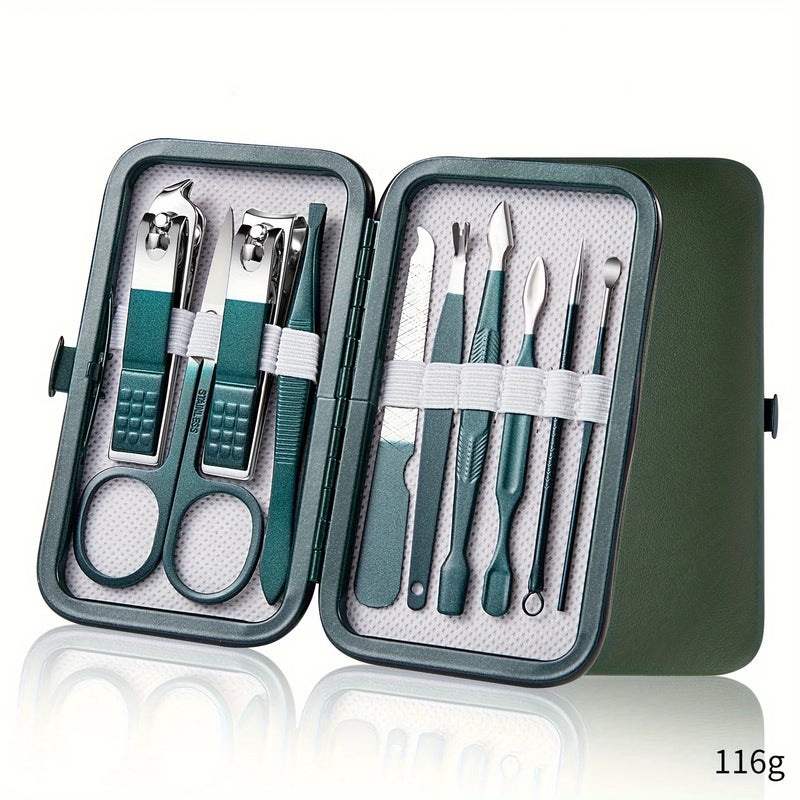 Kit profissional de cuidados com unhas com Conjunto de manicure e pedicure em aço inoxidável