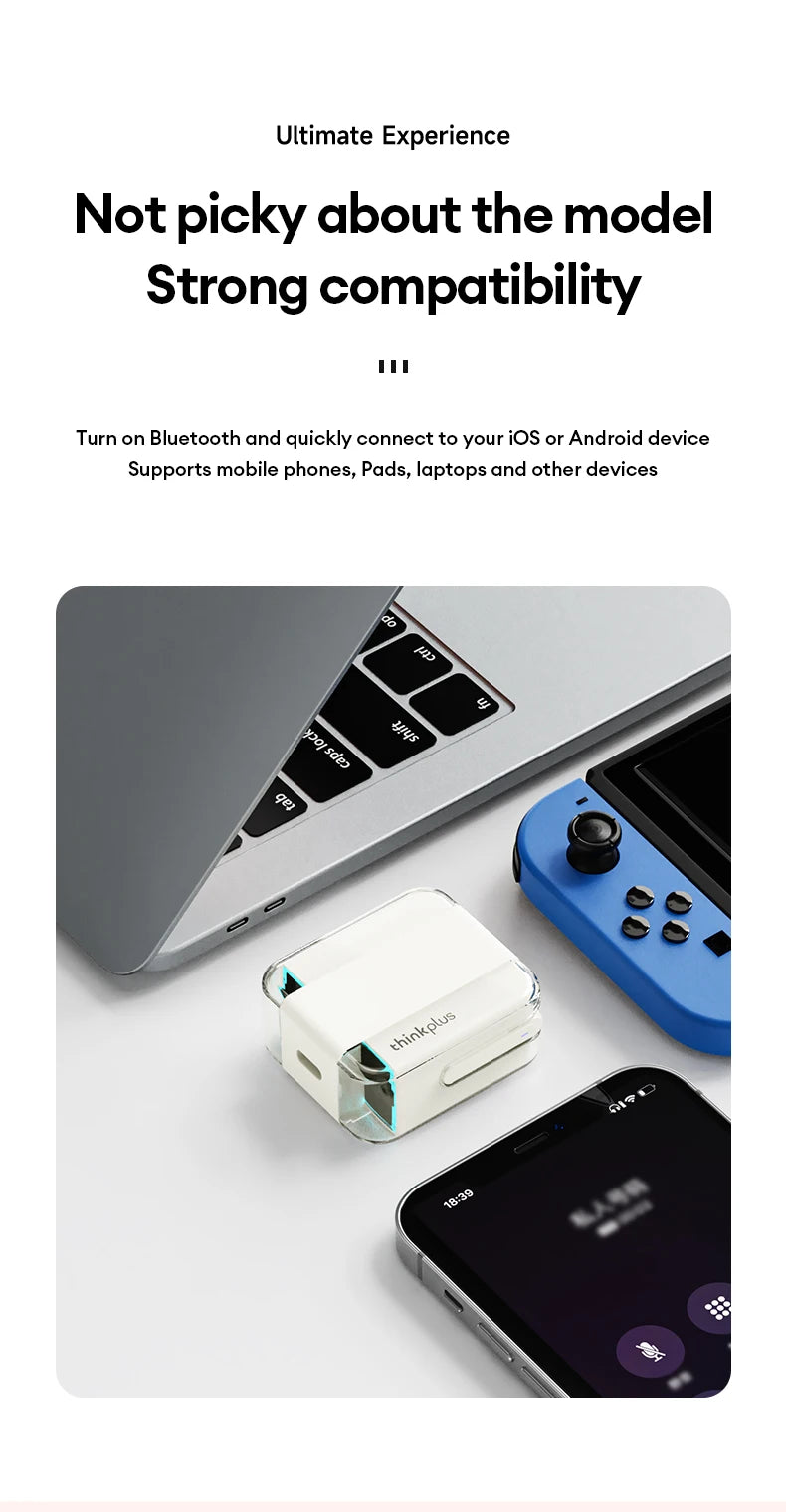 Escolha original lenovo lp51 tws sem fio bluetooth v5.4