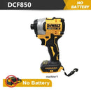 Dewalt dcf850 driver de impacto elétrico 20v bateria de lítio sem escova chaves de fenda ferramentas de alto torque