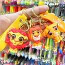 Novo anime disney chaveiro dos desenhos animados mickey mouse minnie lilo & ponto bonito boneca chaveiro ornamento pingente crianças brinquedos presentes