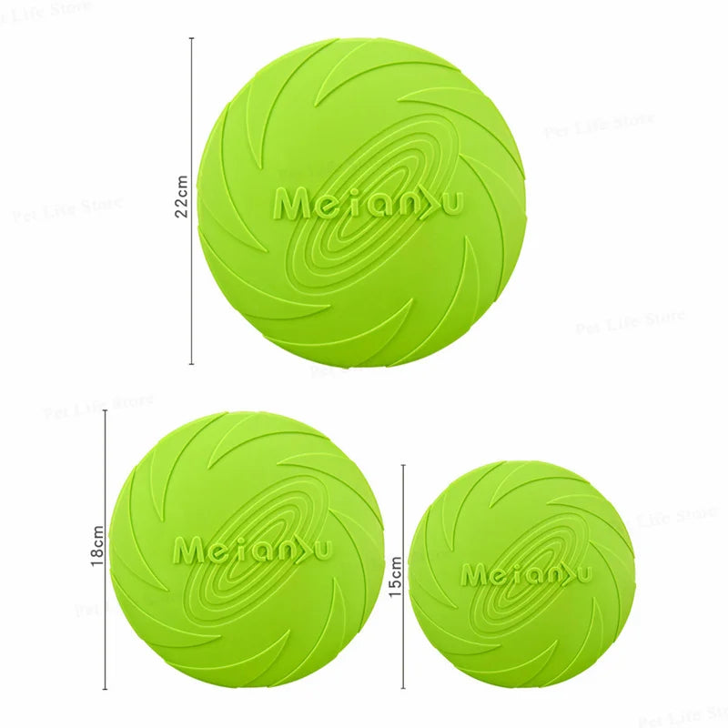OUZEY-Brinquedos de disco voador resistentes à mordida para cães, Pet multifuncional