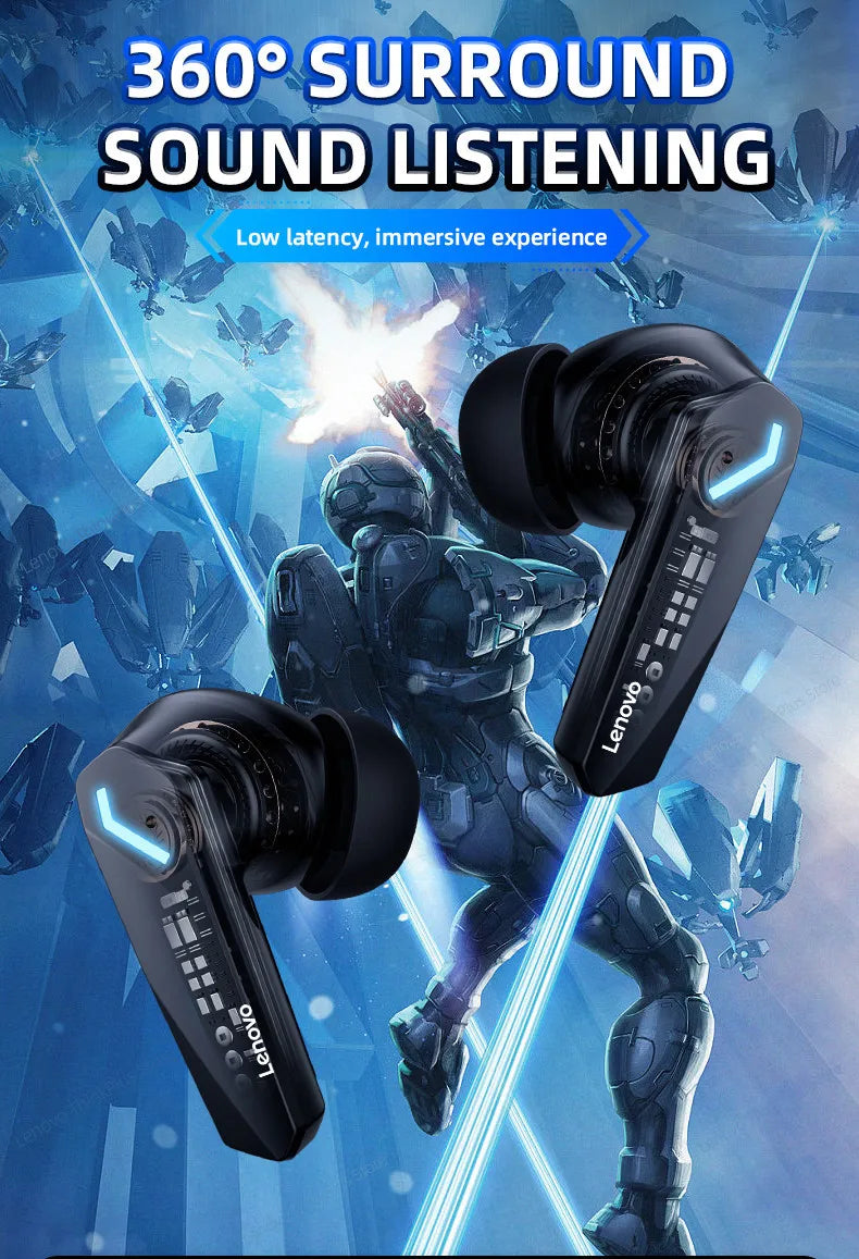 Escolha lenovo gm2 pro tws fones de ouvido sem fio fone de ouvido bluetooth 5.3 à prova dwaterproof água com microfone para xiaomi iphone
